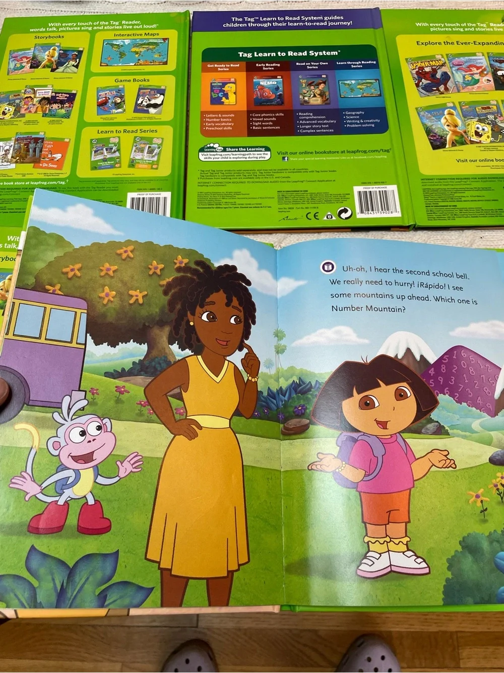 Leapfrog tag reading